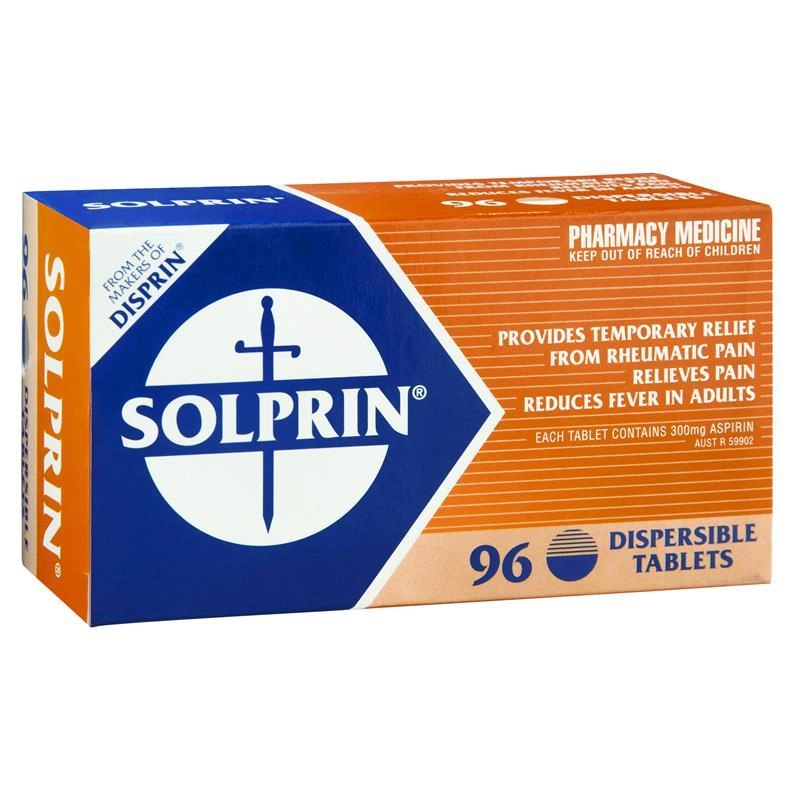 Solprin 300mg 96 Dispersible Tablets