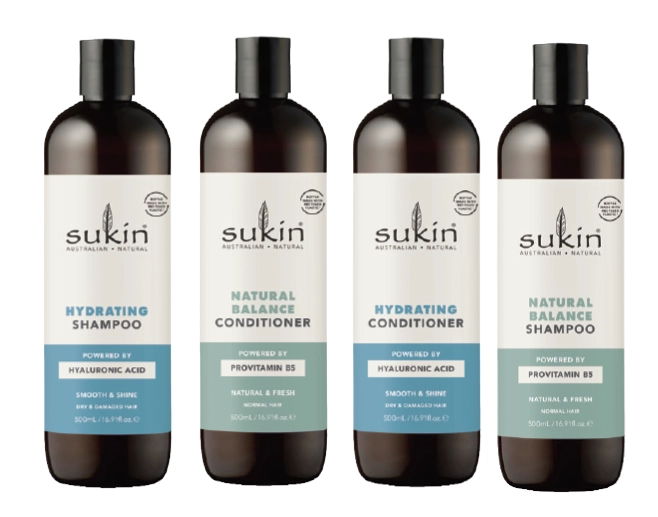 Sukin Haircare Range