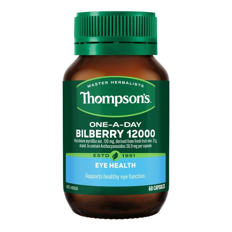 Thompson's One-A-Day Bilberry 12000mg 60 Capsules