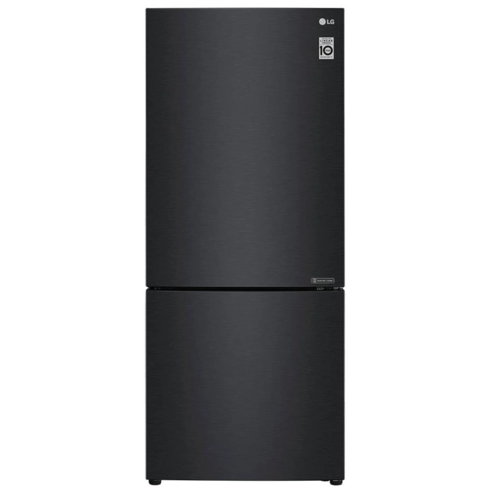 LG GB-455MBL 420L Bottom Mount Fridge (Matte Black)