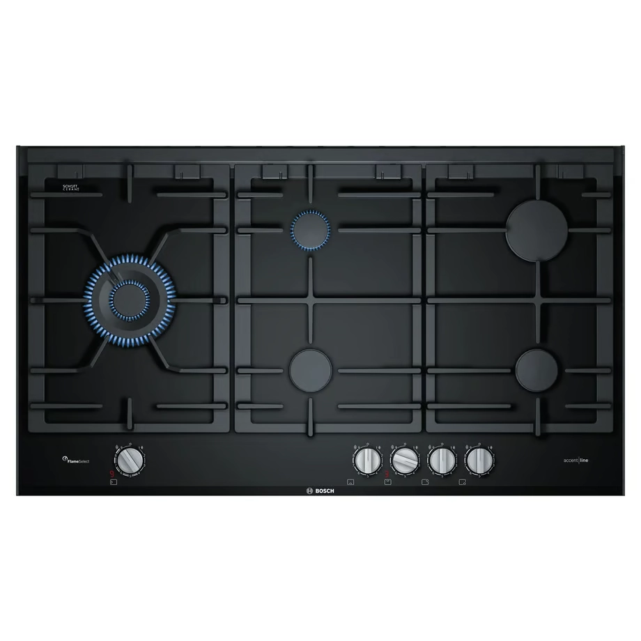 Bosch Accentline 90cm Gas on Glass Cooktop