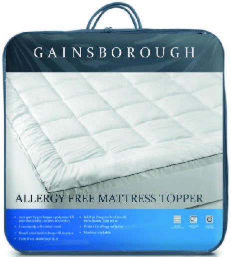 Gainsborough 1000 GSM Allergy Free Mattress Topper