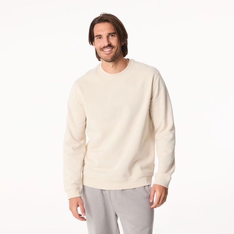 JC Lanyon Essentials Luton Plain Crew Neck Fleece