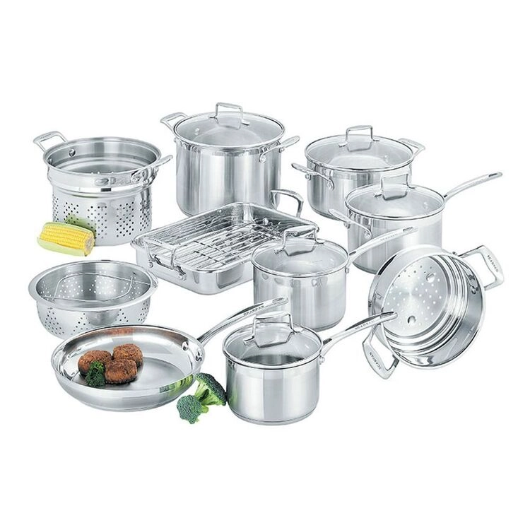 Scanpan Impact 10-Piece Stainless Steel Cookware Set