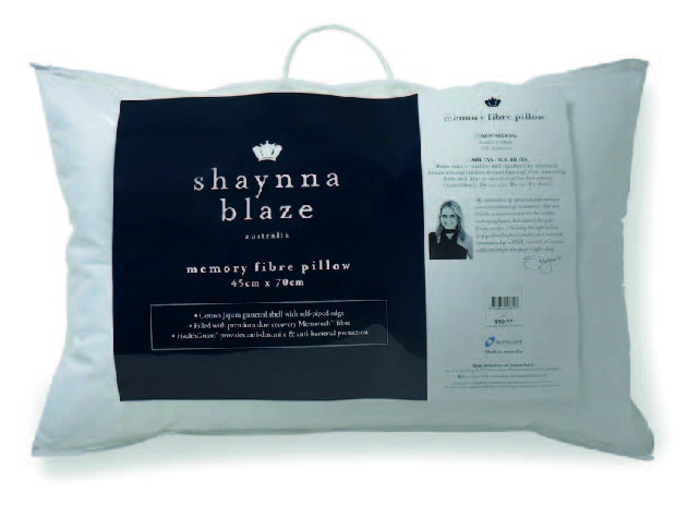 Shaynna Blaze Memory Fibre Pillow Medium Standard