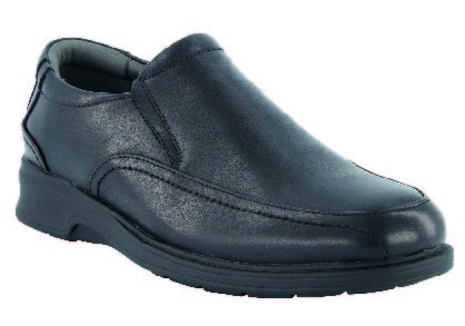 Slatters Men's Sulphur Leather Slip On Shoe