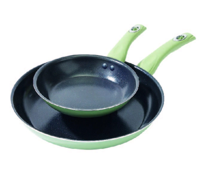 Smith + Nobel Colour Kitchen 20/30 cm Frypan Twin Pack Sage Green