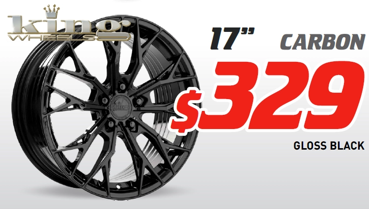 17" Wheel - King Wheels Carbon