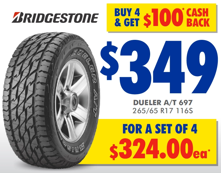 Tyre - Bridgestone Dueler A/T 697