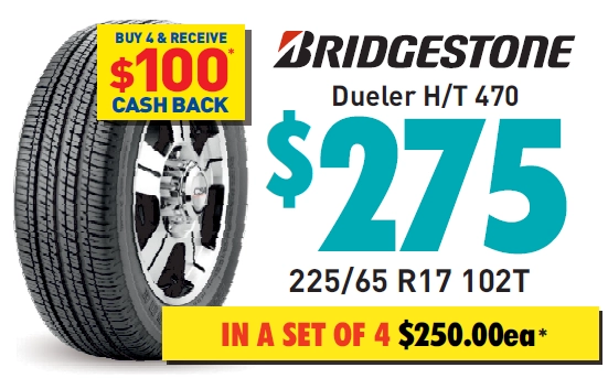 Tyre - Bridgestone Dueler H/T 470