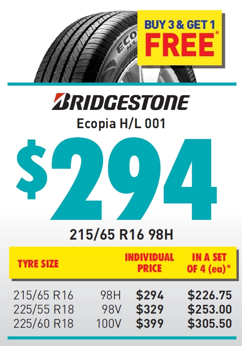 Tyre - Bridgestone Ecopia H/L 001