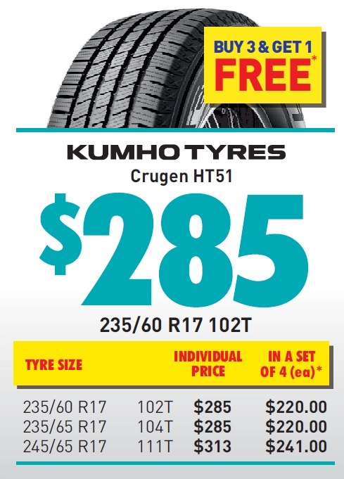 Tyre - Kumho Crugen HT51