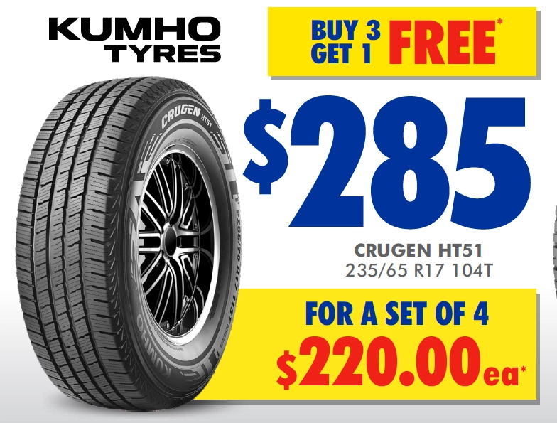 Tyre - Kumho Crugen HT51