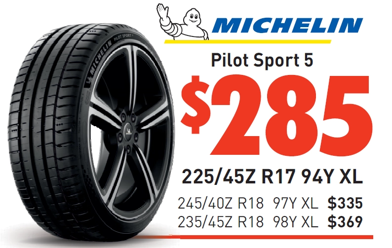 Tyre - Michelin Pilot Sport 5