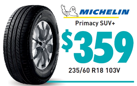 Tyre - Michelin Primacy SUV+