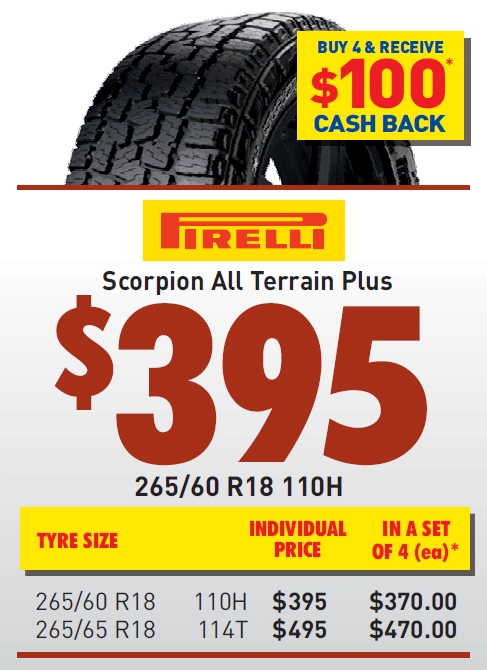 Tyre - Pirelli Scorpion All Terrain Plus