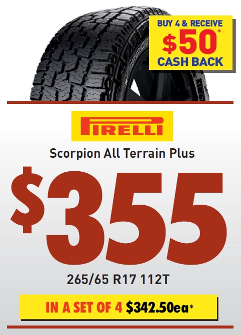 Tyre - Pirelli Scorpion All Terrain Plus