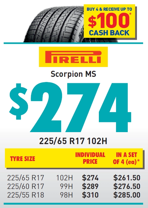 Tyre - Pirelli Scorpion MS