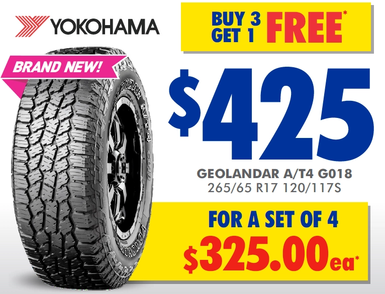 Tyre - Yokohama Geolandar A/T4 G018