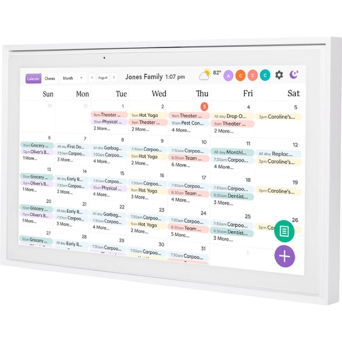 Skylight 15" Smart Family Calendar (White)