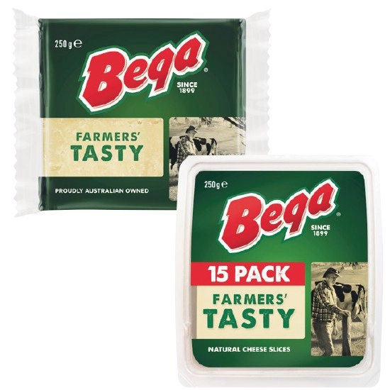 Bega Block, Grated or Sliced Cheese 250g