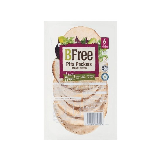 BFree Pita Pockets 192g Pk 6