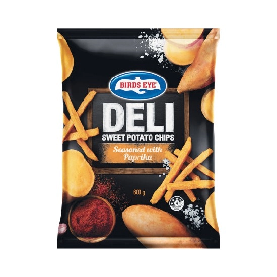 Birds Eye Deli Sweet Potato Chips 600g – From the Freezer