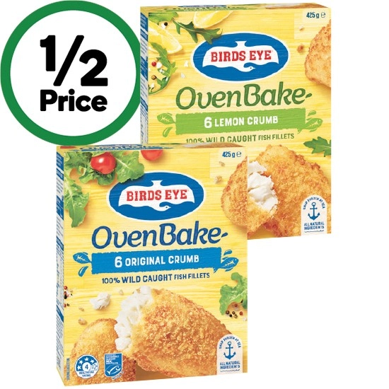 Birds Eye Oven Bake Fish 425g – From the Freezer