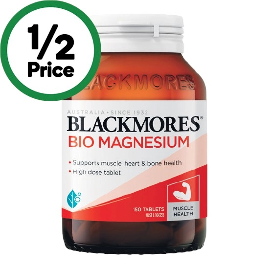 Blackmores Bio Magnesium Tablets Pk 150~