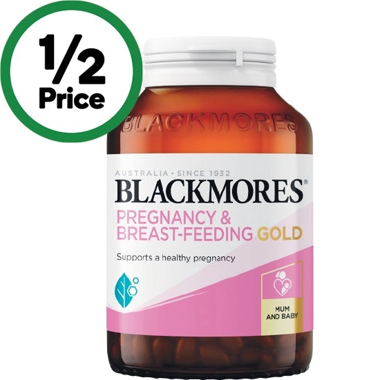 Blackmores Pregnancy & Breast-Feeding Gold Capsules Pk 120~