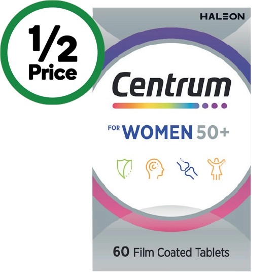 Centrum for Women 50+ Multivitamin Tablets Pk 60~