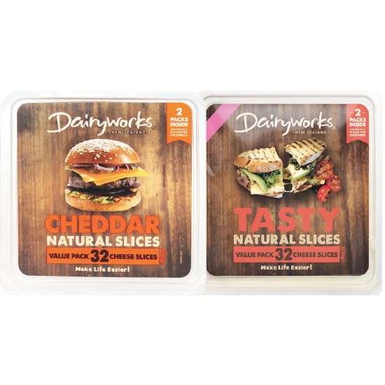 Dairyworks Cheese Slices 500g – From the Fridge