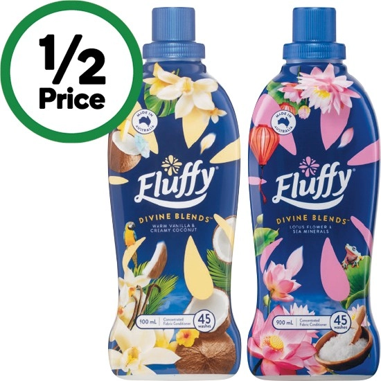 Fluffy Fabric Conditioner 900ml-1 Litre