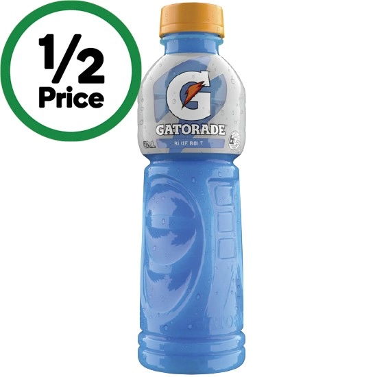 Gatorade Sports Drink or G-Active Flavoured Water 600ml