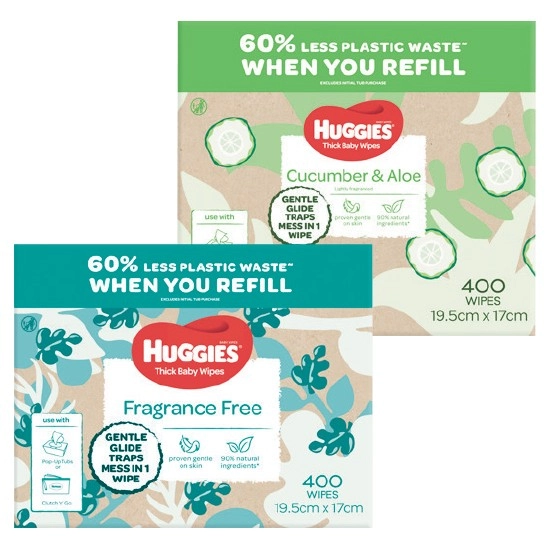 Huggies Baby Wipes Pk 400