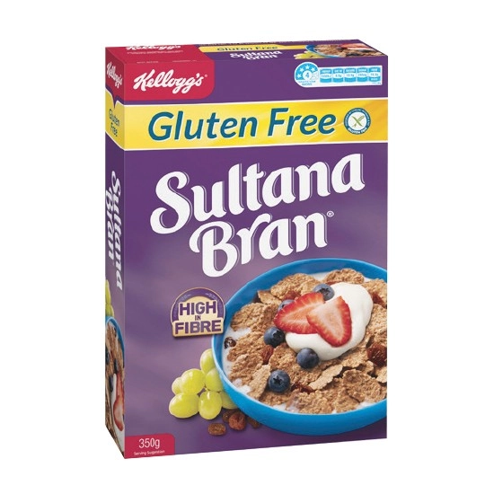 Kellogg’s Gluten Free Sultana Bran 350g or Gluten Free Special K 330g