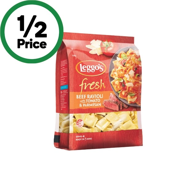 Leggo’s Fresh Filled Pasta Varieties 630g – From the Fridge