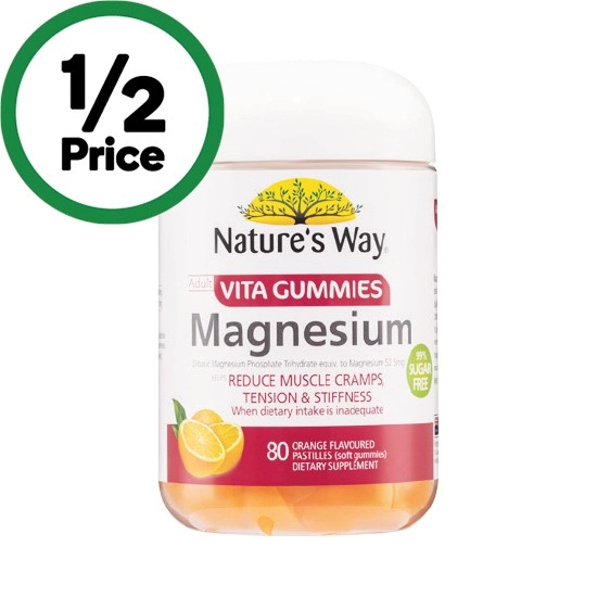 Nature’s Way Magnesium Vita Gummies Pk 80~