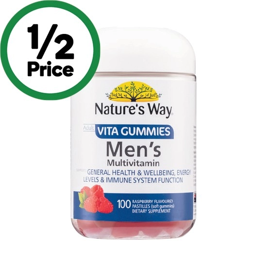 Nature’s Way Vita Gummies Men’s Multivitamin Pk 100~