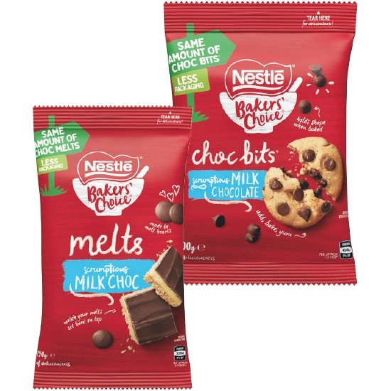 Nestle Baking Melts or Bits, or Plasitowe Baking Blocks 180-290g