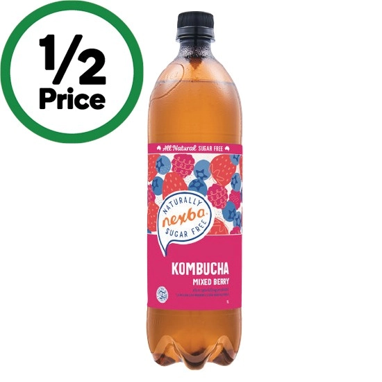 Nexba Sugar Free Kombucha 1 Litre