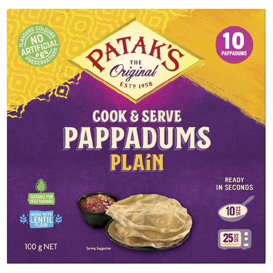 Patak’s Pappadums 100g