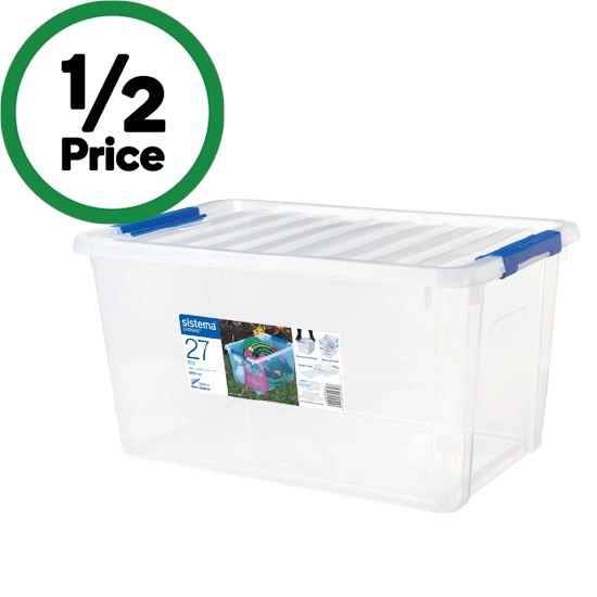 Sistema Storage with Lid 27 Litre