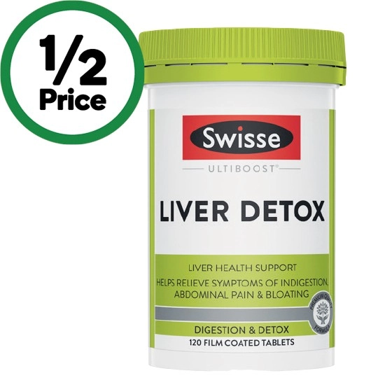 Swisse Ultiboost Liver Detox Tablets Pk 120~