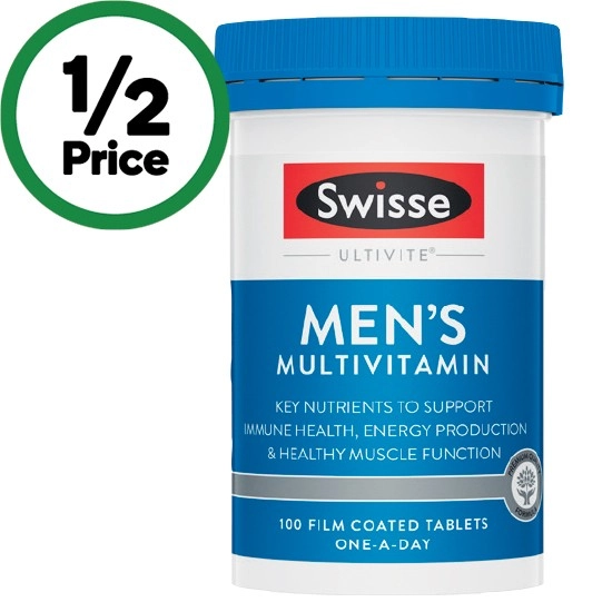 Swisse Ultivite Men’s Multivitamin Tablets Pk 100~