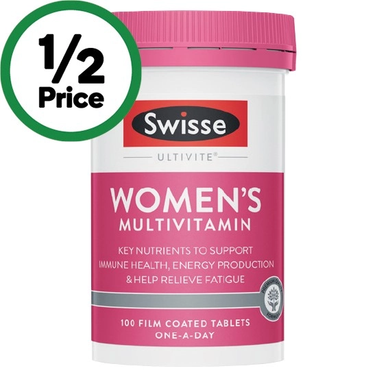 Swisse Ultivite Women’s Multivitamin Tablets Pk 100~