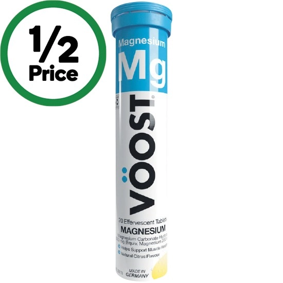 Voost Magnesium Effervescent Tablets Pk 20~