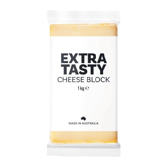 White Label Extra Tasty Cheese Block 1 kg – From the Fridge