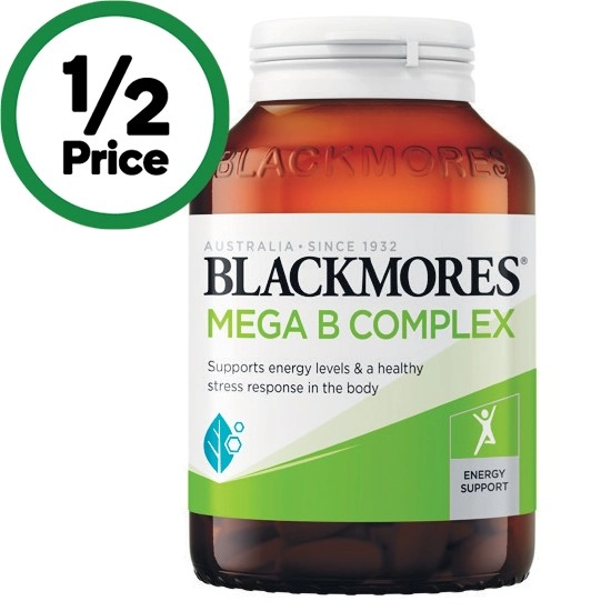 Blackmores Mega B Complex Tablets Pk 200~