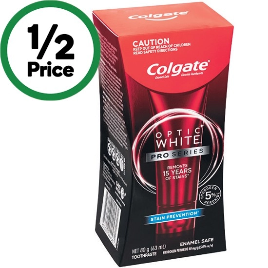 Colgate Teeth Whitening Optic White Pro Series Toothpaste 80g